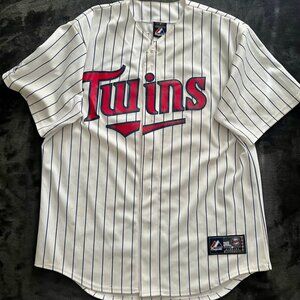 Vintage Minnesota Twins Stripe  Baseball Jersey